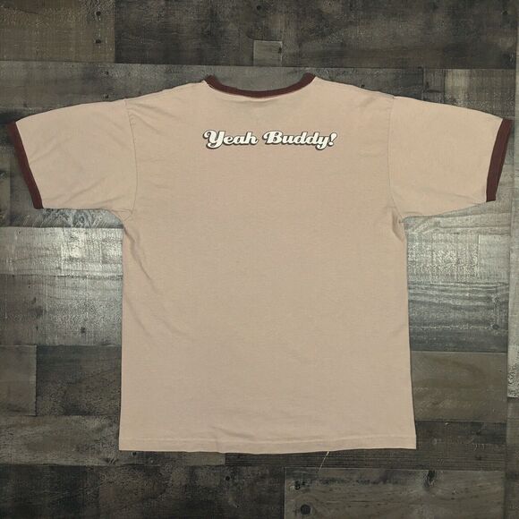 Vintage 2003 The Brak Show Cartoon Graphic Ringer T Shirt Adult Swim Brown Large - Picture 5 of 16